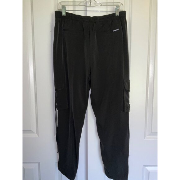 Chico’s Black Label tie pocket cargo black pants size 1 Medium - Picture 6 of 9